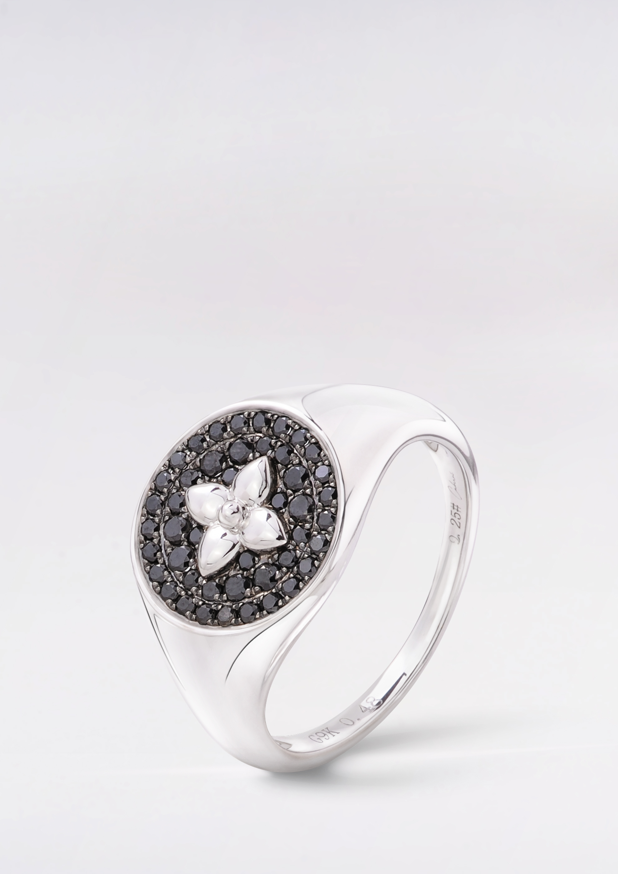 Cabirol_Joaillerie; Bague; Or; Blanc; Noir