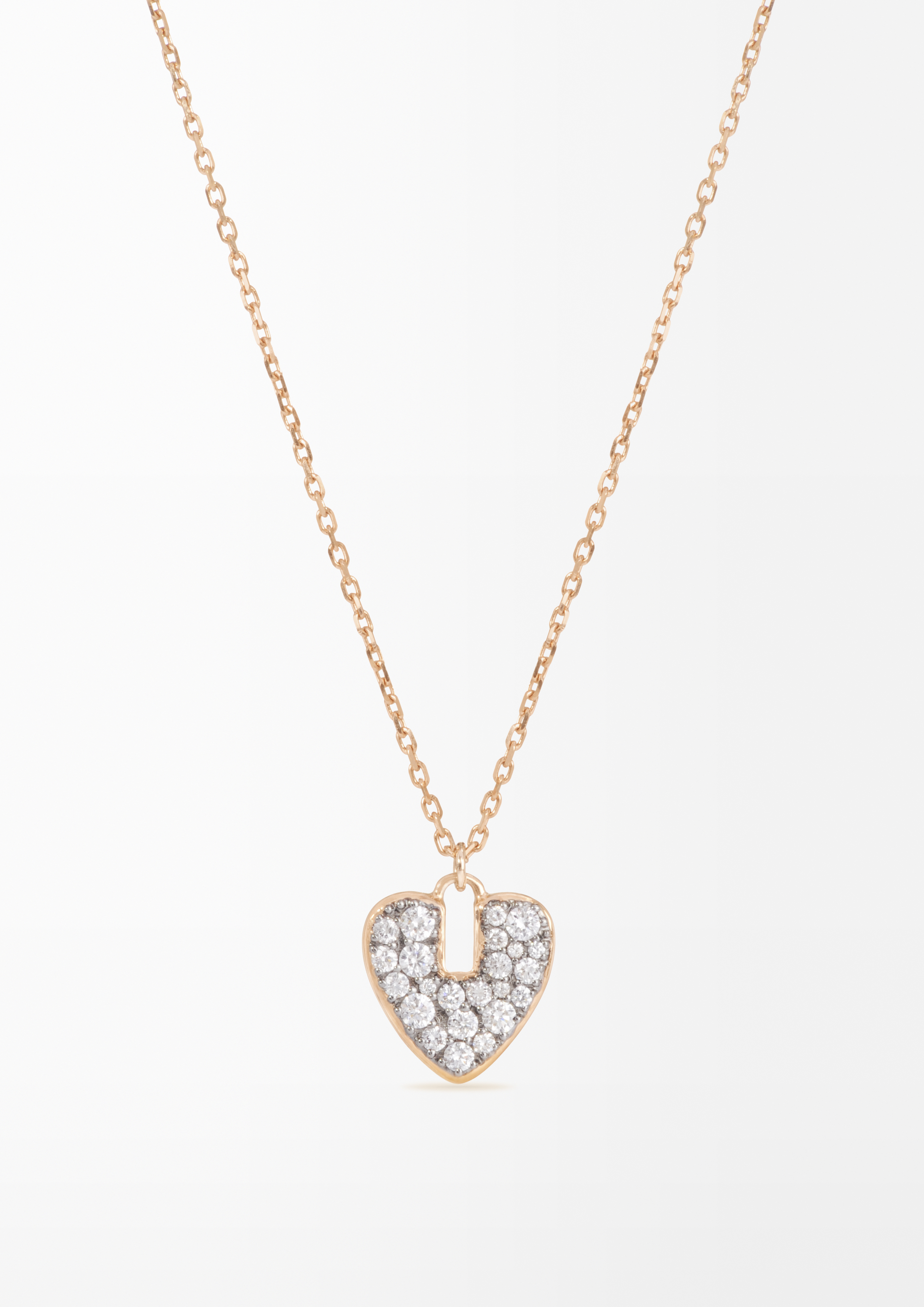 Cabirol_Joaillerie; Chaine; Pendentif; Or; Rose; Diaments