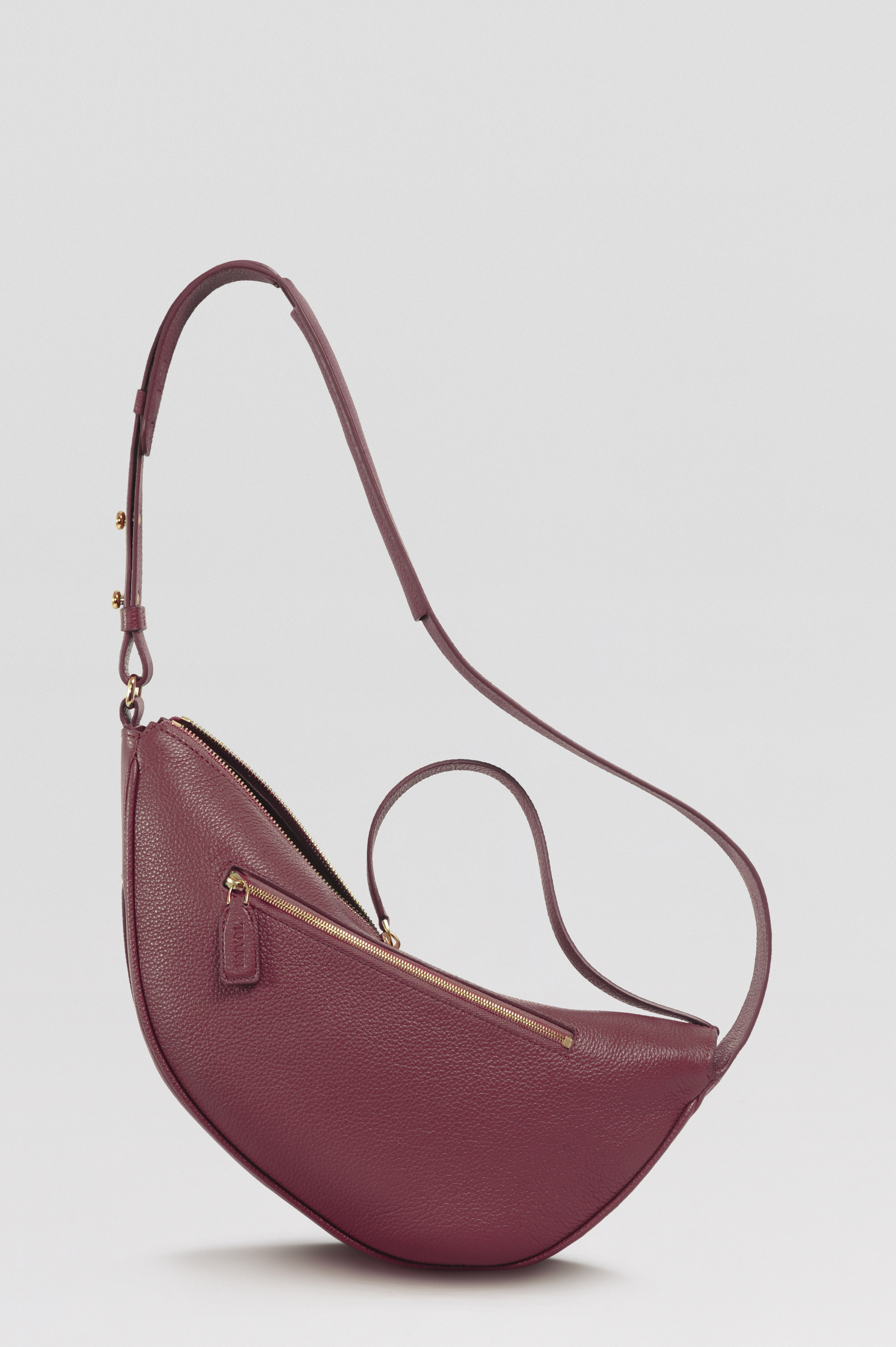 Envol; Sac; Banane; Rose; Cuir; Made-in-France; mode; fashion; accessoire-mode
